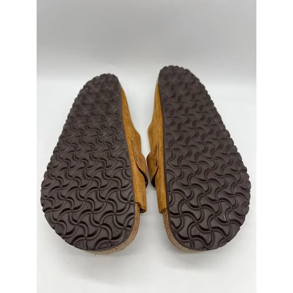 Birkenstock Kyoto Mink Nubuck Suede Leather Slides Men's Size 12 - Picture 13 of 16